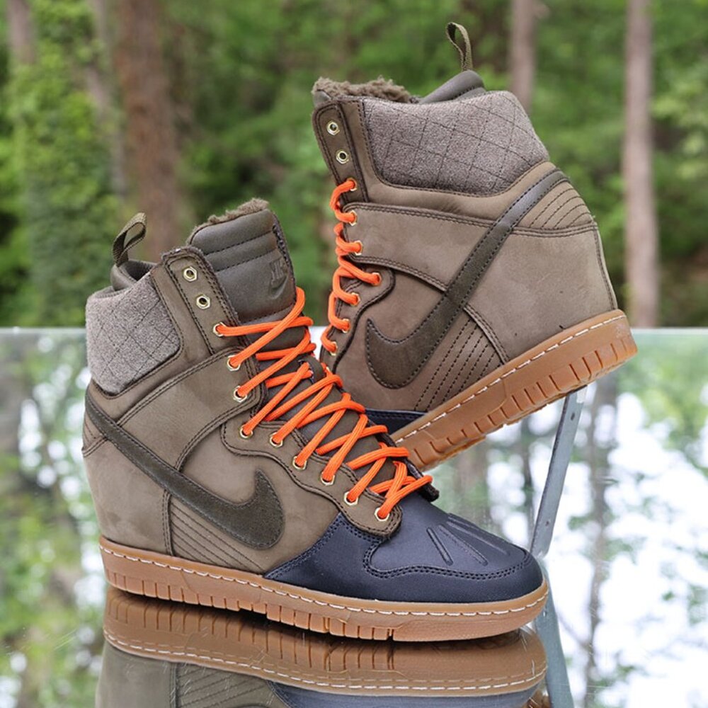Nike Dunk Sky Hi Sneakerboot 2.0 Dark Loden Raspberry